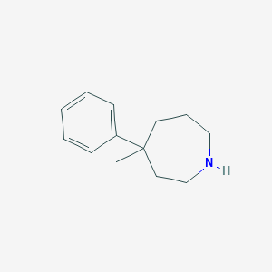 molecular formula C13H19N B1433771 4-Methyl-4-phenylazepane CAS No. 933743-33-0