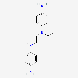 molecular formula C18H26N4 B14337716 N~1~,N~1'~-(Ethane-1,2-diyl)bis(N~1~-ethylbenzene-1,4-diamine) CAS No. 110007-52-8