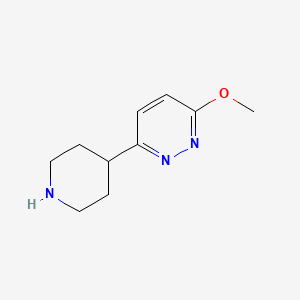 B1433774 3-Methoxy-6-(piperidin-4-yl)pyridazine CAS No. 1027775-71-8