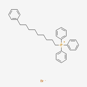 molecular formula C33H38BrP B14337795 Triphenyl(9-phenylnonyl)phosphanium bromide CAS No. 103637-80-5