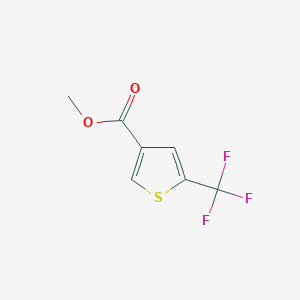 molecular formula C7H5F3O2S B1433787 Methyl 5-(trifluoromethyl)thiophene-3-carboxylate CAS No. 1447913-55-4