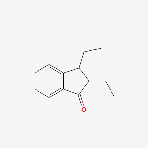 molecular formula C13H16O B14337963 2,3-Diethyl-2,3-dihydro-1H-inden-1-one CAS No. 107202-98-2
