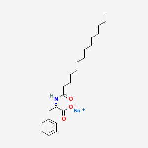 molecular formula C23H36NNaO3 B1433797 N-Tetradecanoylphenylalaninemonosodiumsalt CAS No. 36577-41-0