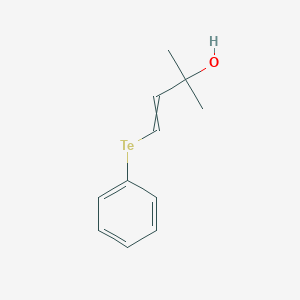 molecular formula C11H14OTe B14337982 2-Methyl-4-(phenyltellanyl)but-3-en-2-ol CAS No. 110295-97-1