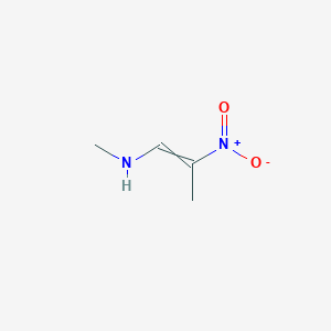 molecular formula C4H8N2O2 B14337987 N-Methyl-2-nitroprop-1-en-1-amine CAS No. 109911-88-8