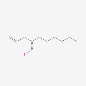 molecular formula C11H19I B14338011 4-(Iodomethylidene)dec-1-ene CAS No. 96156-84-2