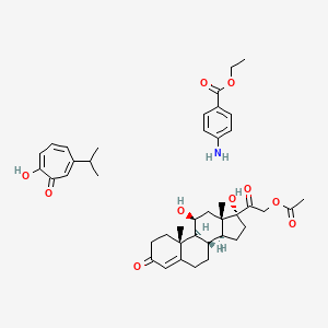molecular formula C42H55NO10 B14338022 Hinoporon CAS No. 101565-02-0