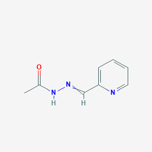 molecular formula C8H9N3O B14338026 Acetic acid, 2-(2-pyridinylmethylene)hydrazide CAS No. 101259-13-6