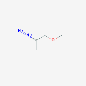molecular formula C4H8N2O B14338048 2-Diazo-1-methoxypropane CAS No. 104329-34-2