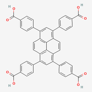 molecular formula C44H26O8 B1433813 4,4',4'',4'''-(Pyrene-1,3,6,8-tetrayl)tetrabenzoic acid CAS No. 933047-52-0