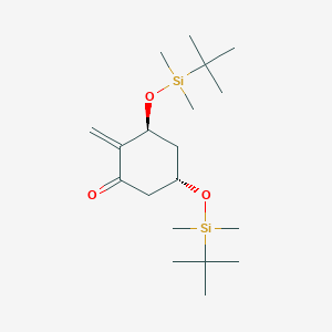 (3S,5S)-3,5-Bis(tert-butyldimethylsilyloxy)-2-methylene-cyclohexanone