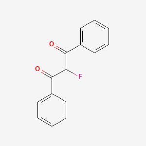 molecular formula C15H11FO2 B14338213 1,3-Propanedione, 2-fluoro-1,3-diphenyl- CAS No. 109801-24-3