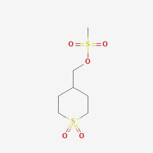 (1,1-dioxidotetrahydro-2H-thiopyran-4-yl)methyl methanesulfonate