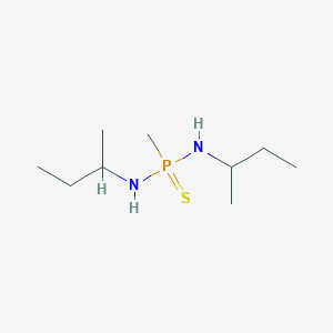 molecular formula C9H23N2PS B14338361 N,N'-Dibutan-2-yl-P-methylphosphonothioic diamide CAS No. 109120-51-6