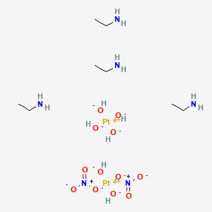 molecular formula C8H34N6O12Pt2 B14338384 Ethanamine;platinum(4+);hexahydroxide;dinitrate CAS No. 103852-33-1