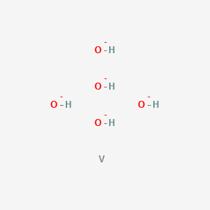 molecular formula H5O5V-5 B14338423 Vanadium hydroxide CAS No. 102857-58-9