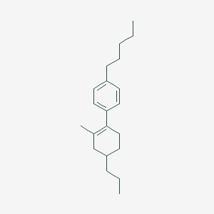 molecular formula C21H32 B14338431 6-Methyl-4'-pentyl-4-propyl-2,3,4,5-tetrahydro-1,1'-biphenyl CAS No. 106349-14-8