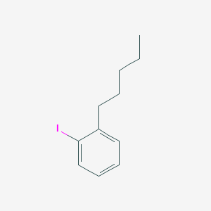 molecular formula C11H15I B14338490 1-Iodo-2-pentylbenzene CAS No. 110349-15-0