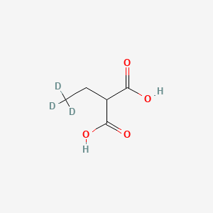 molecular formula C5H8O4 B1433853 Ethylmalonic acid-d3 