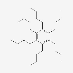 molecular formula C30H54 B14338577 Hexabutylbenzene CAS No. 106821-88-9