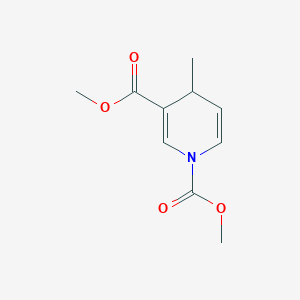 molecular formula C10H13NO4 B14338639 Dimethyl 4-methylpyridine-1,3(4H)-dicarboxylate CAS No. 105619-13-4
