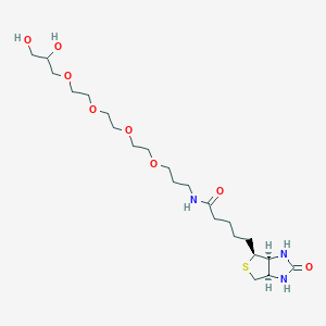 3-((N-Biotinyl-3-aminopropoxy(ethoxy)ethoxy)ethoxy)-propane-1,2-diol