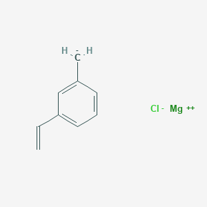 molecular formula C9H9ClMg B14338867 Magnesium chloride (3-ethenylphenyl)methanide (1/1/1) CAS No. 104670-17-9