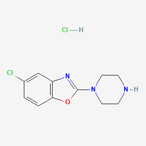 5-Chloro-2-piperazin-1-yl-1,3-benzoxazole hydrochloride