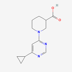 1-(6-Cyclopropylpyrimidin-4-yl)piperidine-3-carboxylic acid