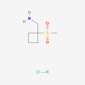 (1-Methanesulfonylcyclobutyl)methanamine hydrochloride