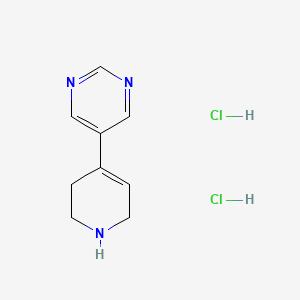 5-(1,2,3,6-Tetrahydropyridin-4-yl)pyrimidine dihydrochloride