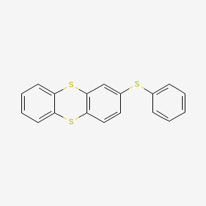 molecular formula C18H12S3 B14338973 2-(Phenylsulfanyl)thianthrene CAS No. 104109-30-0