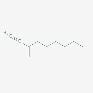 molecular formula C10H16 B14338986 1-Nonyne, 3-methylene- CAS No. 110316-86-4