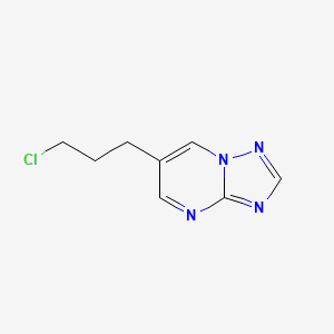 molecular formula C8H9ClN4 B1433904 6-(3-Chloropropyl)-[1,2,4]triazolo[1,5-a]pyrimidine CAS No. 1935123-63-9