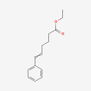 molecular formula C14H18O2 B14339095 Ethyl 6-phenylhex-5-enoate CAS No. 105986-58-1