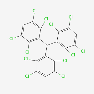 molecular formula C19H4Cl12 B14339101 1,1',1''-Methanetriyltris(2,3,5,6-tetrachlorobenzene) CAS No. 105633-26-9