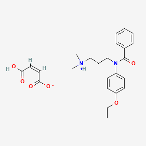 molecular formula C24H30N2O6 B14339120 N-(3-(Dimethylamino)propyl)-4'-ethoxybenzanilide maleate CAS No. 101404-38-0