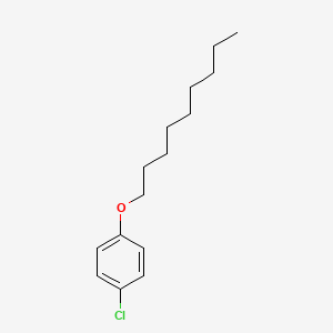 molecular formula C15H23ClO B14339171 Benzene, 1-chloro-4-(nonyloxy)- CAS No. 95248-98-9