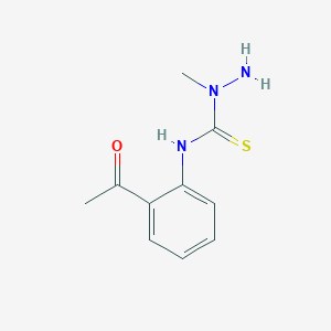 molecular formula C10H13N3OS B14339179 N-(2-Acetylphenyl)-1-methylhydrazine-1-carbothioamide CAS No. 105999-02-8