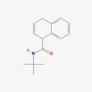 molecular formula C15H19NO B14339189 N-tert-Butyl-1,4-dihydronaphthalene-1-carboxamide CAS No. 106790-32-3
