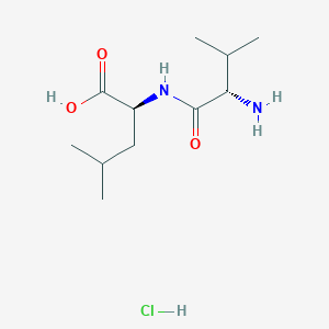 molecular formula C11H23ClN2O3 B1433928 H-Val-Leu-OH.HCl CAS No. 95977-55-2