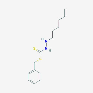 molecular formula C14H22N2S2 B14339331 Benzyl 2-hexylhydrazine-1-carbodithioate CAS No. 109749-97-5