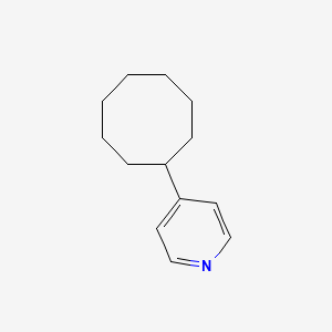 molecular formula C13H19N B14339342 4-Cyclooctylpyridine CAS No. 106754-33-0