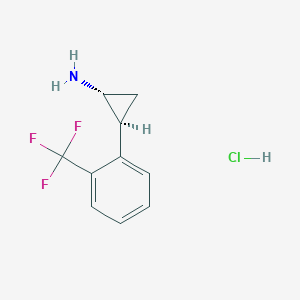 (1R,2S)-2-(2-(Trifluoromethyl)phenyl)cyclopropan-1-amine hydrochloride