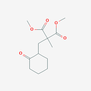 molecular formula C13H20O5 B14339386 Dimethyl methyl[(2-oxocyclohexyl)methyl]propanedioate CAS No. 95929-63-8