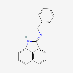 molecular formula C18H14N2 B14339402 N-benzylbenzo[cd]indol-2-amine 