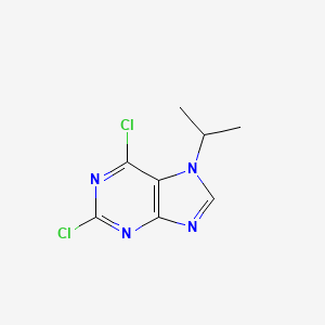 molecular formula C8H8Cl2N4 B1433943 2,6-dichloro-7-isopropyl-7H-purine CAS No. 953018-13-8