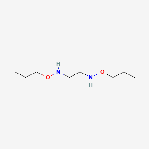 molecular formula C8H20N2O2 B14339463 N~1~,N~2~-Dipropoxyethane-1,2-diamine CAS No. 105918-67-0