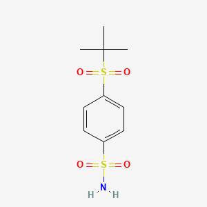 4-(2-Methylpropane-2-sulfonyl)benzene-1-sulfonamide