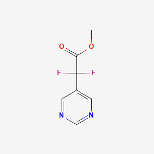 Methyl 2,2-difluoro-2-(pyrimidin-5-yl)acetate